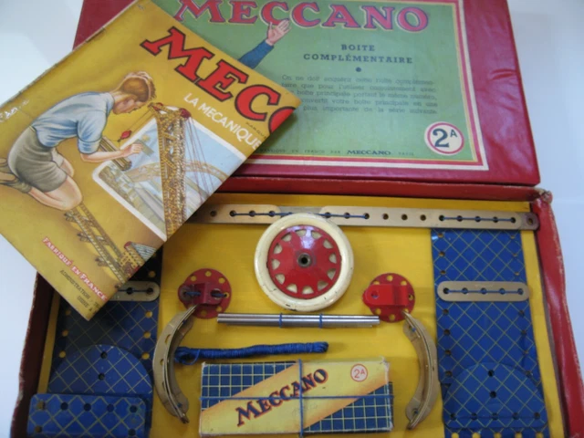 BOITE MECCANO COMPLÉMENTAIRE N° 3 A Jeu De Construction Vintage EUR 39,95 - FR