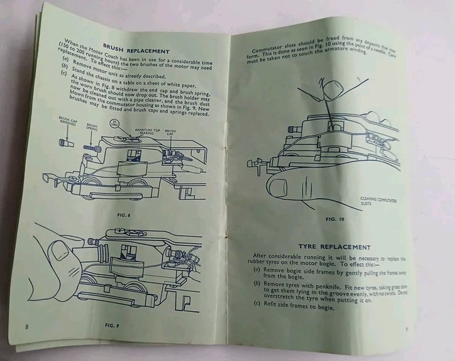 HORNBY DUBLO SUBURBAN Electric Motor Coach Instructions. £0.99