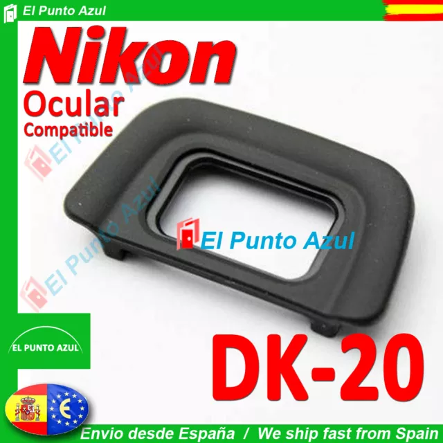 Visor Ocular DK-20 NIKON ★ para D5200 D5100 D3200 D3100 D60 D50 Eyepiece Cup