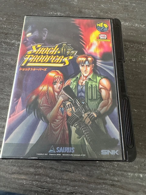 Shock Troopers Neo Geo AES Convert NCI NEUF + Poster