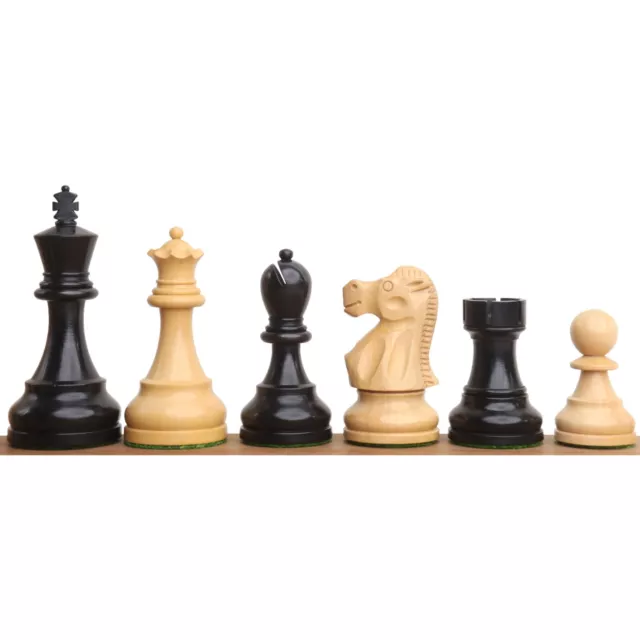 3,8" Reykjavik Serie Staunton Schachfiguren nur Set – Gewichteter Buchsbaum