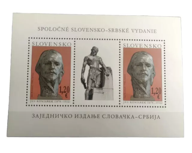 Bloc timbres Slovaquie 2012 Jan Konariek Sculptures Neuf** / Stamps