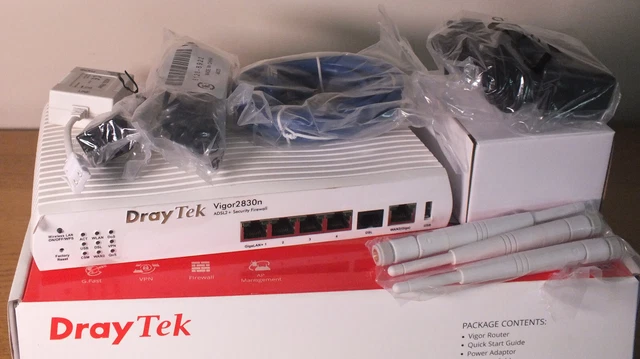 DrayTek Vigor 2830N, 1 Gbps, Wireless N Router / Firewall / VPN (V1)