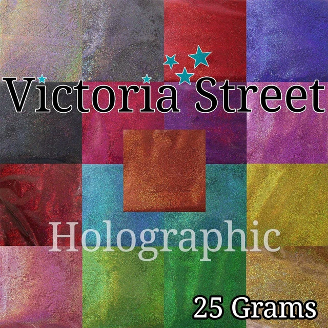 Victoria Street Glitter 25g in Holographic - Fine 008 Premium Grout Wine Glass