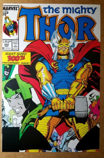 The Mighty Thor 382 Loki Marvel Comics Poster by Walter Simonson