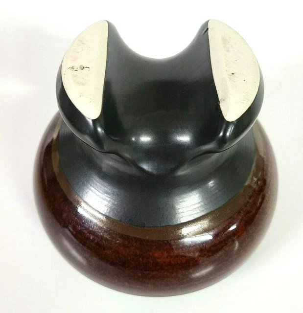 Vtg Large PINCO-7 2084-R High Voltage Ceramic Insulator Brown Porcelain (5.5") 6