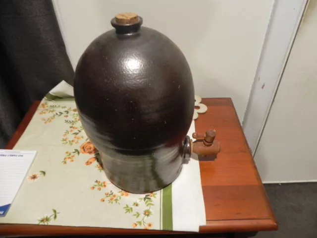 Vintage Bendigo Pottery(Aus.)-Epsom Water/Wine Jug W/ Spigot