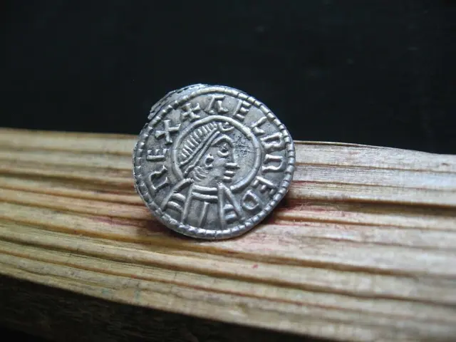 Torhtmund ALFRED the GREAT 871-875 AD WESSEX ANGLO-SAXON SILVER Ar PENNY 1,04 gr