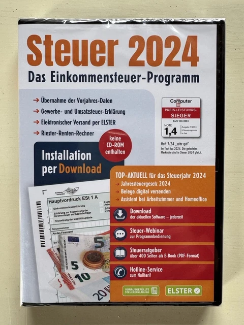 ALDI STEUER 2024 Einkommenssteuer Steuererklärung Steuerprogramm