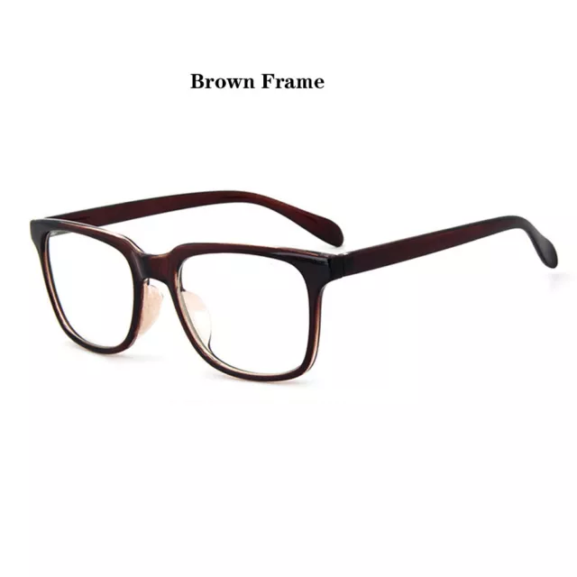 Trendy Style Reading Glasses +1.00 / +6.00 Resin Lens Brown Plastic Frame Reader