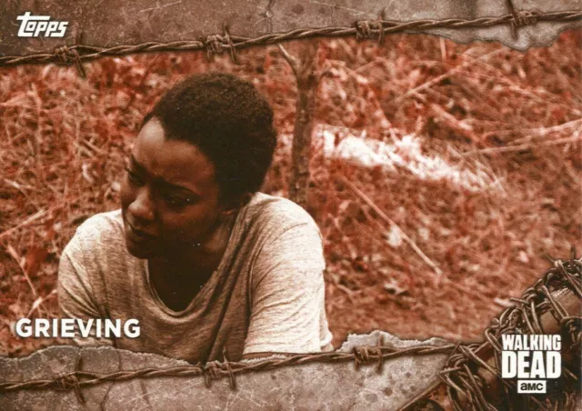 Walking Dead Season 7 Sepia [10] Base Card #26 Grieving