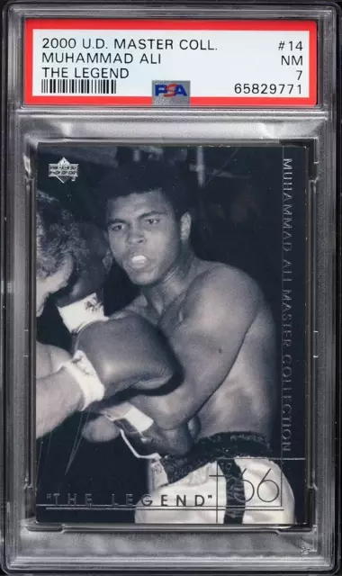 RARE 2000 Upper Deck Master Collection Muhammad Ali /250 #14 PSA 7 NRMT