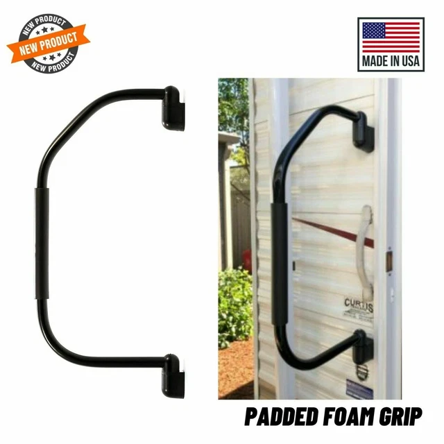 RV STEP HAND Rail Trailer Stair Entry Camper Door Support Outdoor Grab