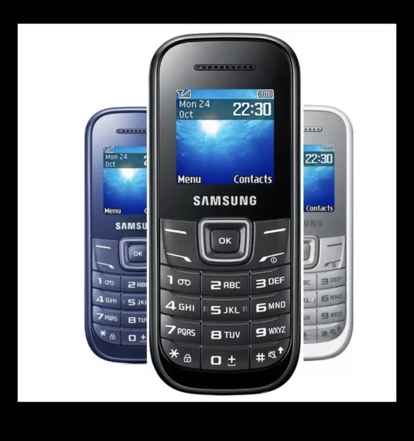 Brand New Basic 2G Samsung GT-E1200 Mobile Phone Single Sim Unlocked UK STOCK