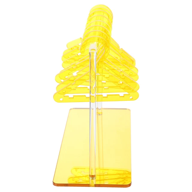 Portagioie trasparente con supporto per collana, orecchino, braccialetto,