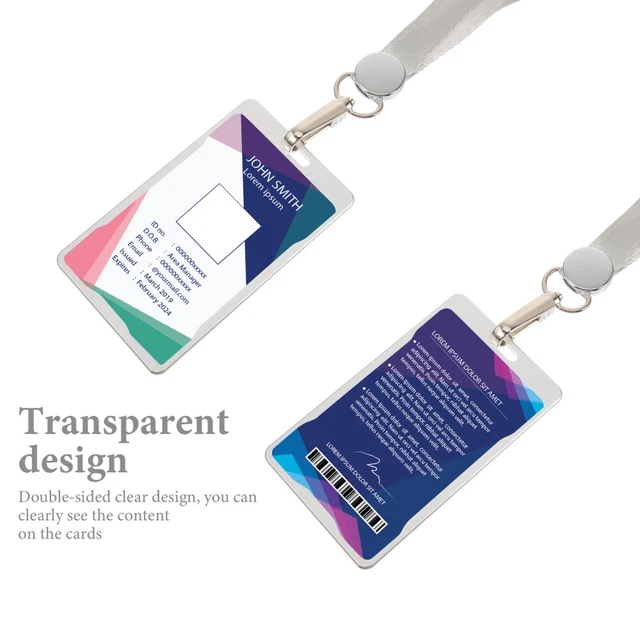 100 X Custodie Per Documenti, Custodia Per Carte, Porta Carte EC - Foto 3