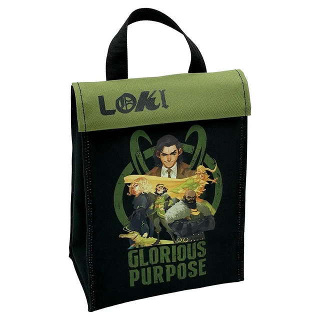~ Marvel Studios ~ Loki Lunch Bag ~ Glorious Purpose ~ Superheroes ~ TVA ~