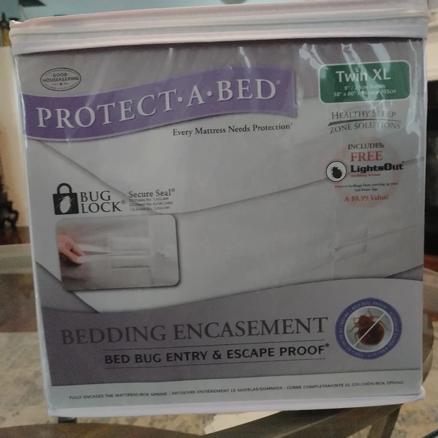 PROTECT A BED Buglock PLUS Mattress Encasement Twin XL 10.00 PicClick