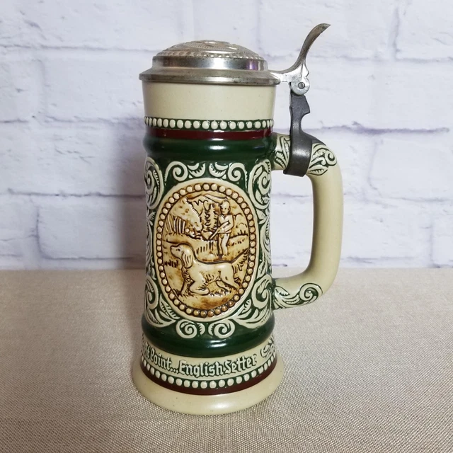Vintage Avon Drinking Beer Stein Rainbow Trout English Settler 1978 Collectible