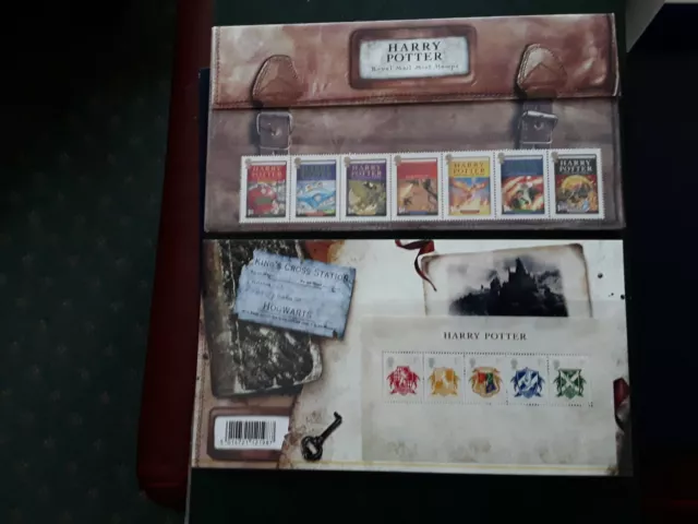 GB Royal Mail: Harry Potter 4 x Präsentationspakete inkl. 2 M/S.  45 x postfrisch Briefmarken. 3