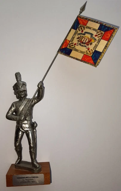 Figurine Les Etains Du Prince - Garde Impériale, étendards Des Chasseurs à Cheval, Neuf