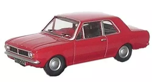 Oxford Diecast 1:76 Echelle Ford Cortina Mk11 - Rouge Modèle Moulé - 76COR2003