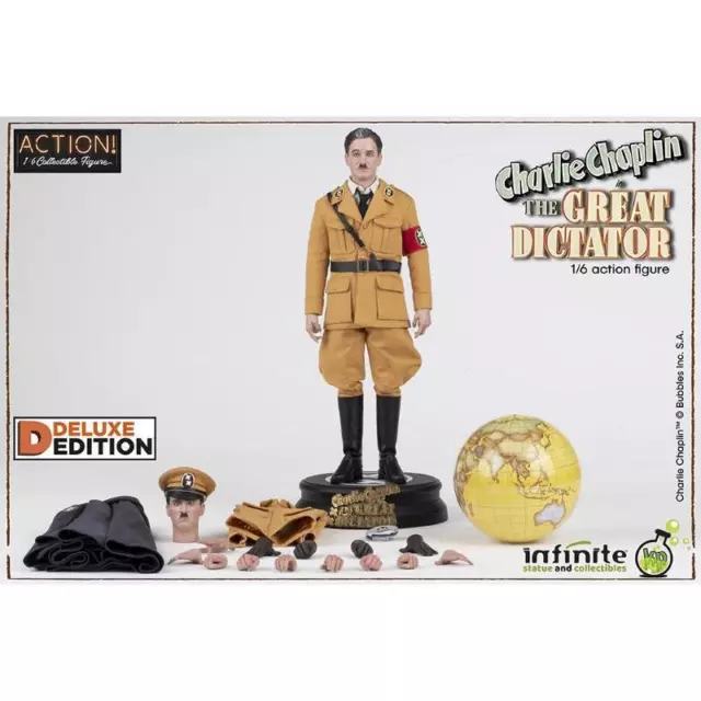 The Great Dictator CHARLIE CHAPLIN 1/6 Action Figure DELUXE 30cm INFINITE STATUE