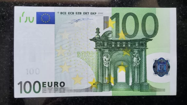 Billet/Banknote 100 Euros 2002 Wim Duisenberg FRANCE U code Imprimeur E001