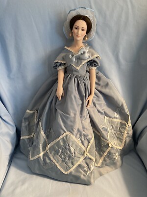 Franklin Heirloom "Gone With The Wind" Melanie Wilkes Porcelain Doll With Box
