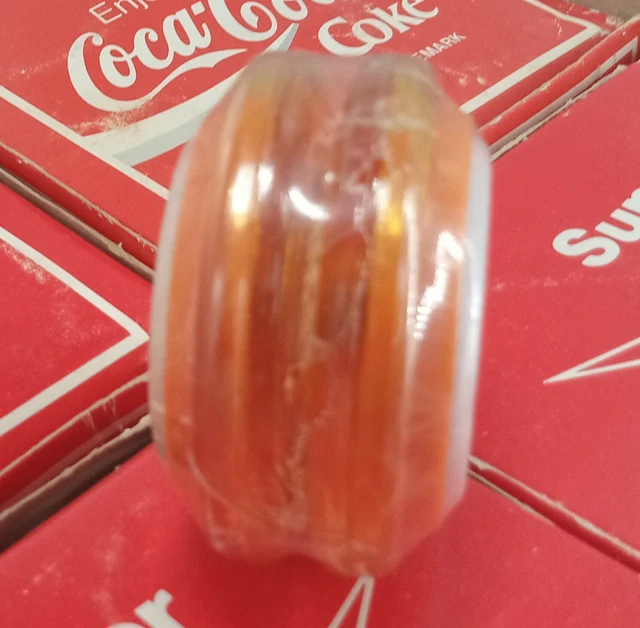 🔴 *RARE* NEW * Genuine Orange Kinley Super Russell Spinner Yoyo Coke Coca Cola 3