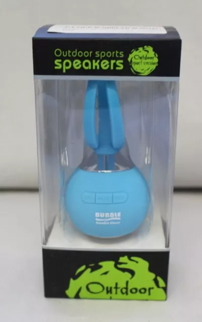 BUBBLE Bluetooth Box Sport Lautsprecher Mini Tragbarer Wireless Speaker blau