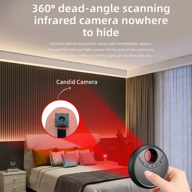 Anti-spy Hidden Camera Detector Prevent Monitoring Wireless Signal Detector