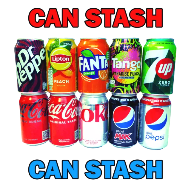 Weighted Fizzy Drink Deviation Stash Festival Hidden Can Safe Secret Storage