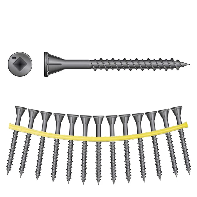 Quikdrive WSHL134S7 #7 X 1-3/4" Subfloor Screw 2000Ct