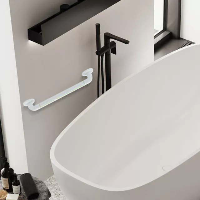 50 Cm Stainless Steel Grab Bars Anti Slip Shower Grab Bar Handle (50cm White) FR 2