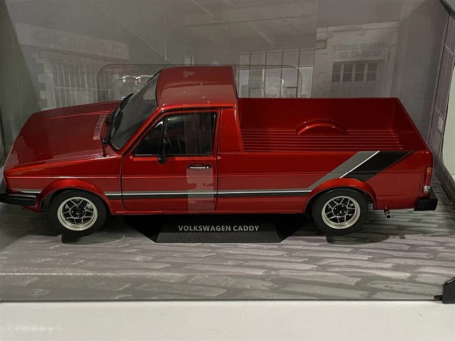1982 VW Volkswagen Caddy Mki Personnalisé Rouge 1:18 Echelle Solido 1803508