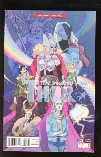 Mighty Thor #8 Near Mint 9.4 2016 Marguerite Sauvage The Story Thus Far Variant