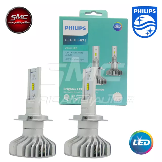 PHILIPS H7 LAMPADE LED X-treme Ultinon LED 6200K +160% 12V