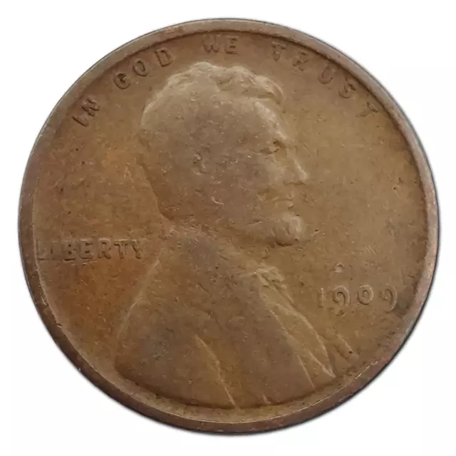 1909-P Lincoln Wheat Cent Penny G Good Copper