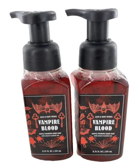 Bath&Body Works Gentle Foaming Hand Soap Aceite Esencial Lote Set 2 Vampiro