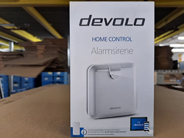 devolo Home Control Alarmsirene originalverpackte Neuware 2