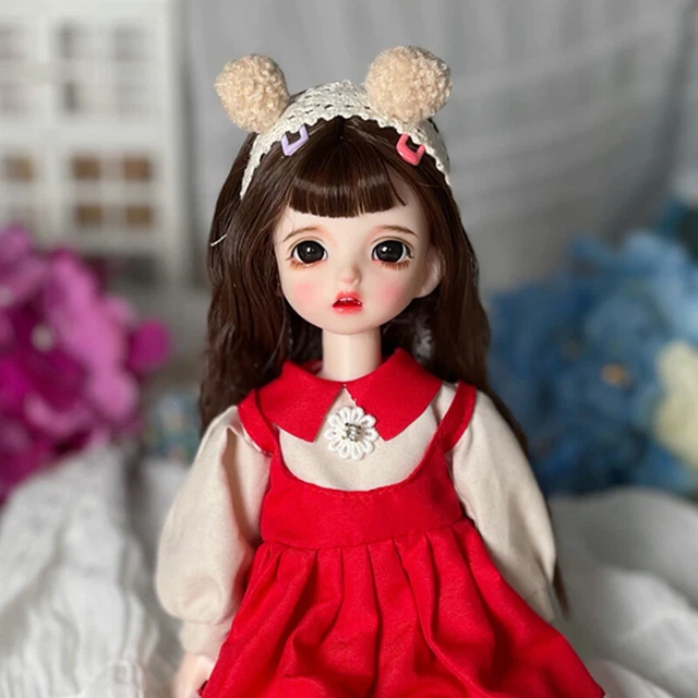 Full Set 1/6 BJD Doll 30cm Ball Jointed Body Female Body Girl Birthday Gift Toys