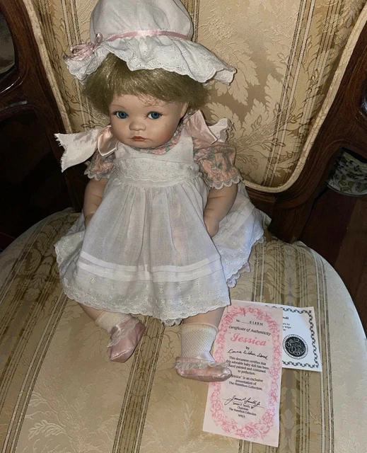 Hamilton Collection Porcelain Doll *Jessica* By Connie Walser Derec Certificate