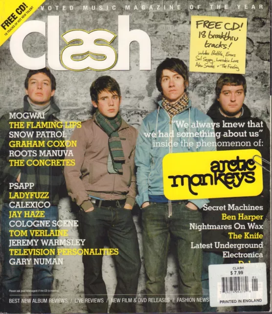 Clash English Music Magazine Vol,2 No.1 2006 Arctic Monkeys 062717nonDBE