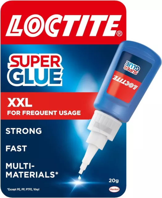 Loctite Super Glue 20g, All Purpose Liquid Adhesive for Repairs, 20 g