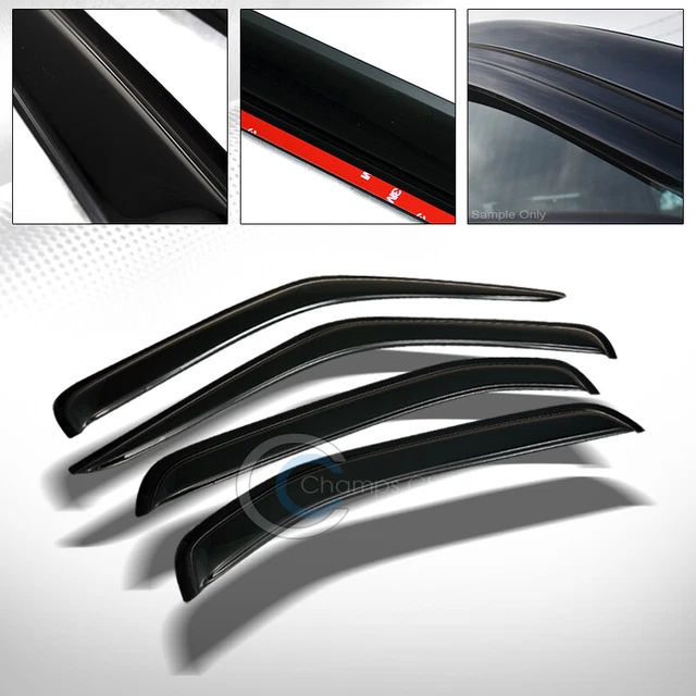 Sun/Rain Guard Smoke Vent Shade Deflector Window Visors For 00-04 Nissan Xterra