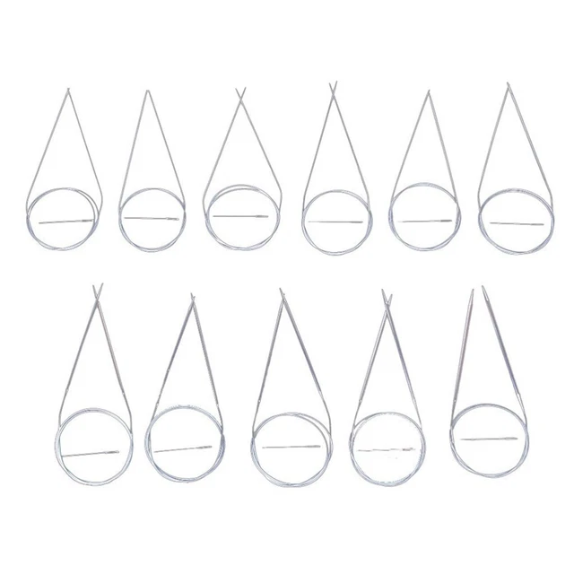 12 Stricknadeln Set - 4 Größen 2mm-4mm Für Socken & Mützen