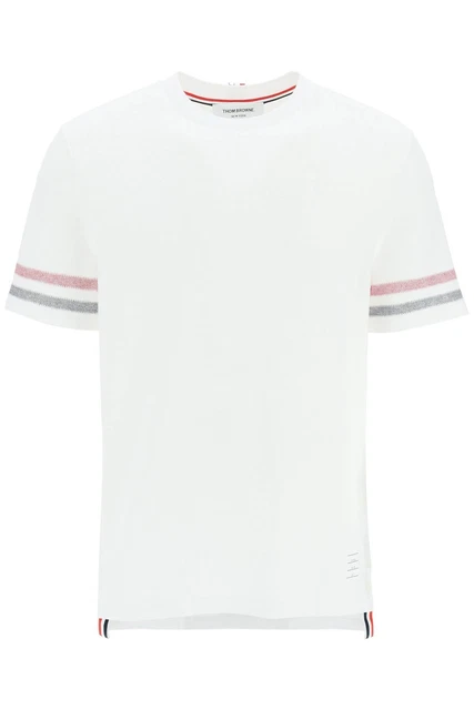 Thom browne textured cotton t-shirt MONCLER 4 Men