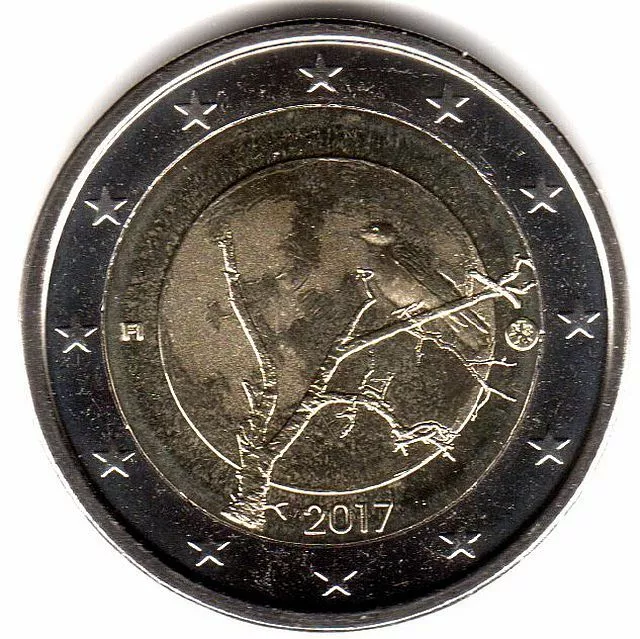 2 Euro-Sondermünze FINNLAND 2017 Finnische Natur