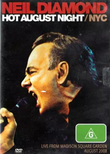 Neil Diamond Hot August Nights Dvd Best Of Live Brand New Unsealed Region 4